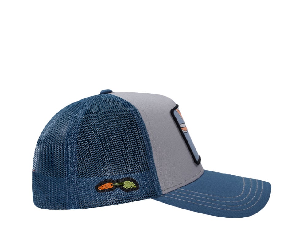 Capslab Looney Tunes Bugs Bunny Gray Trucker Snapback Hat