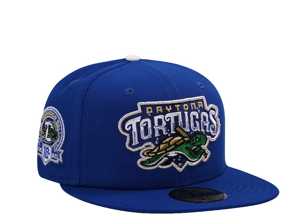New Era Daytona Tortugas 10th Anniversary Blue Prime Edition 59Fifty Fitted Hat