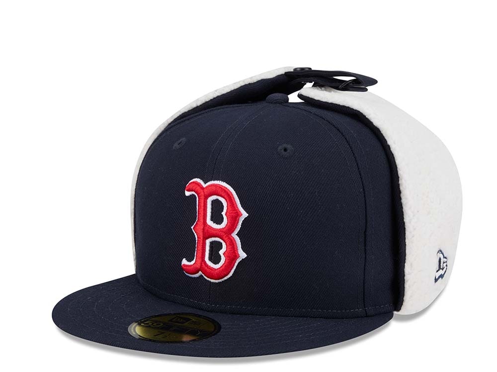 New Era Boston Red Sox Classic Navy 59Fifty Dogear Fitted Hat