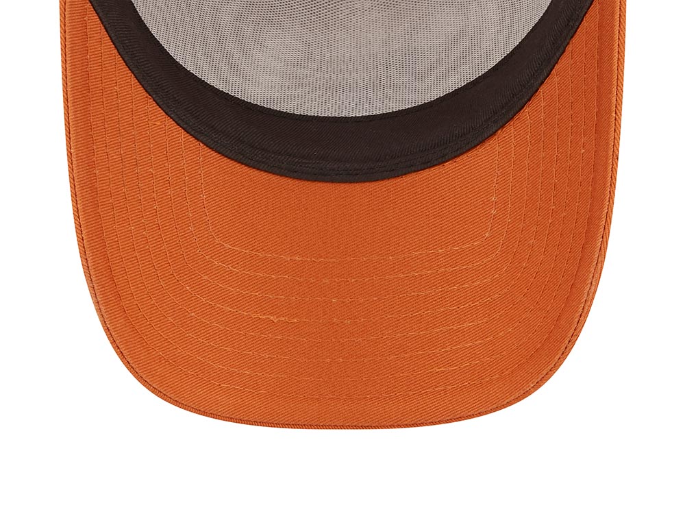 Los Angeles Dodgers New Era Tonal Mesh Trucker A-Frame Orange Cap Los Angeles Dodgers New Era Tonal Mesh Trucker A-Frame Orange Cap