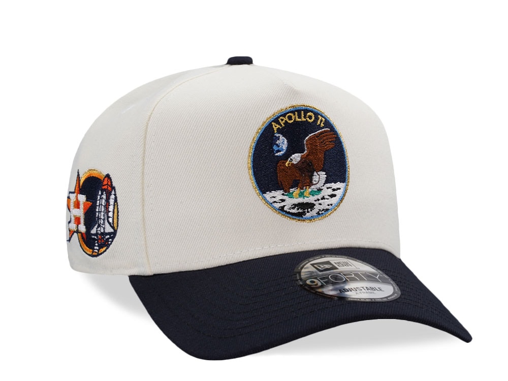 New Era Houston Astros Apollo 11 Chrome Two Tone Edition 9Forty A Frame Snapback Hat