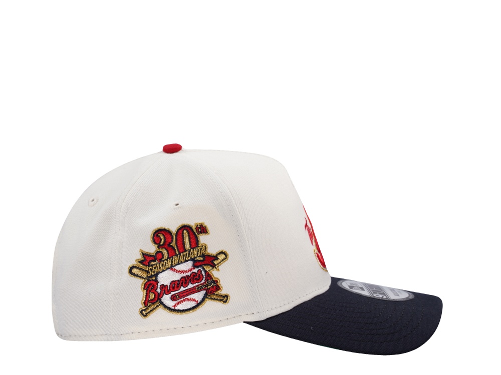 New Era Atlanta Braves 30th Anniversary Chrome Two Tone Edition 9Forty A Frame Snapback Hat