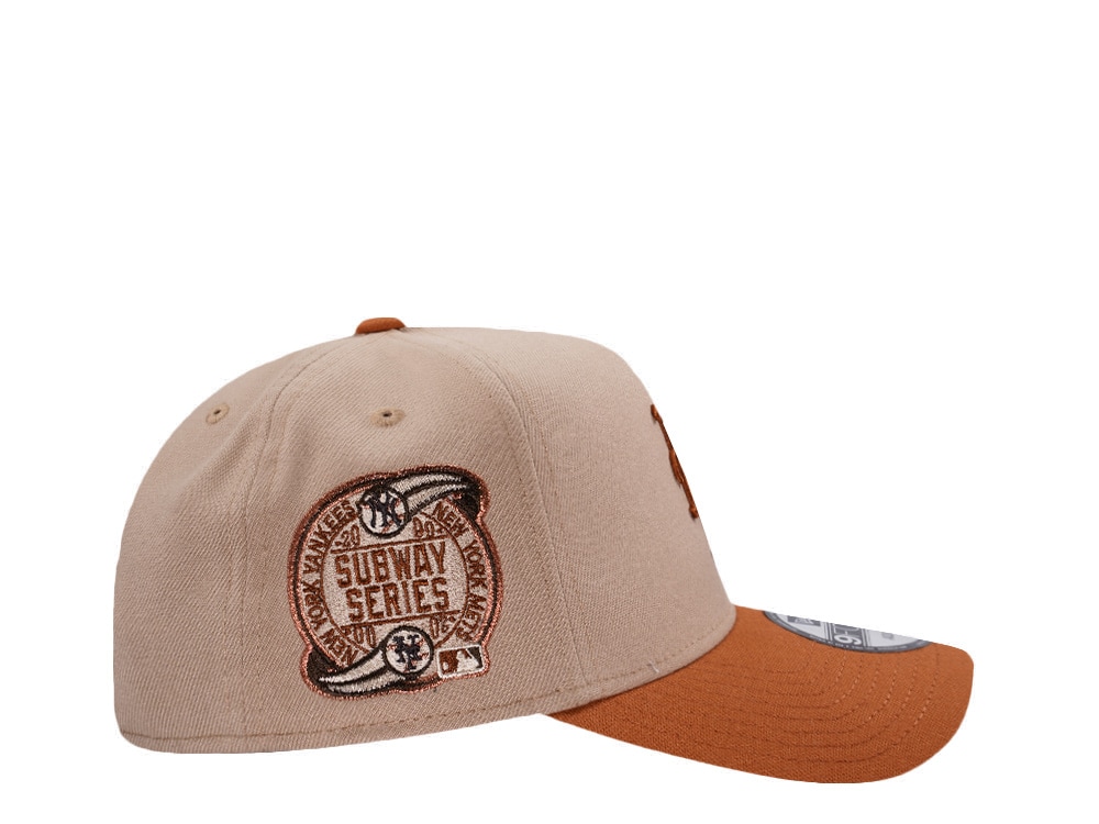 New Era New York Mets World Series 2000 Pumpkin Spice Edition 9Forty A Frame Snapback Hat