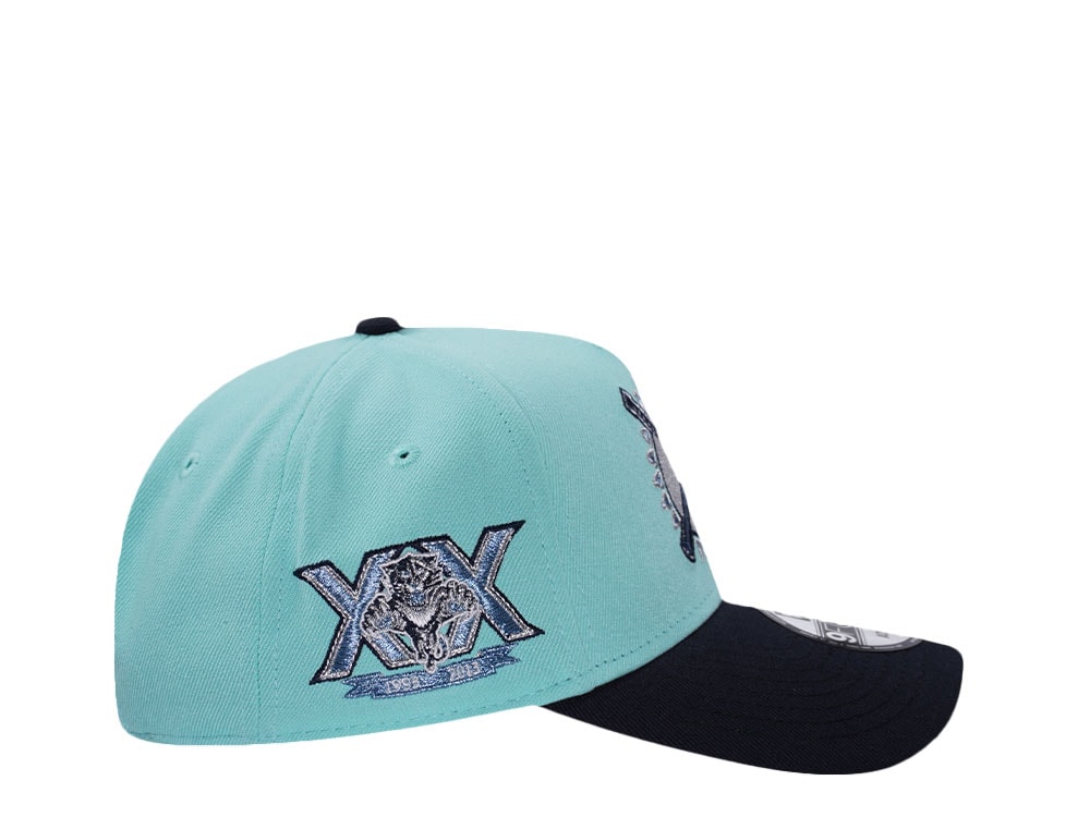 New Era Florida Panthers 20th Anniversary Tint Blue Two Tone Edition 9Forty A Frame Snapback Hat