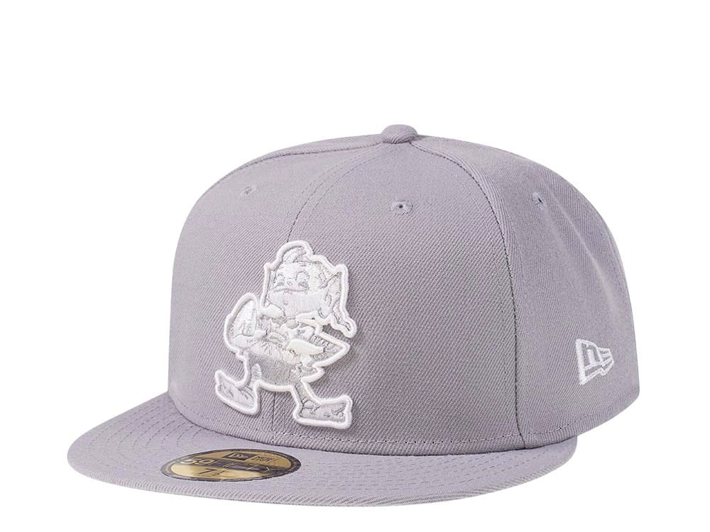 New Era Cleveland Browns All Gray Edition 59Fifty Fitted Hat