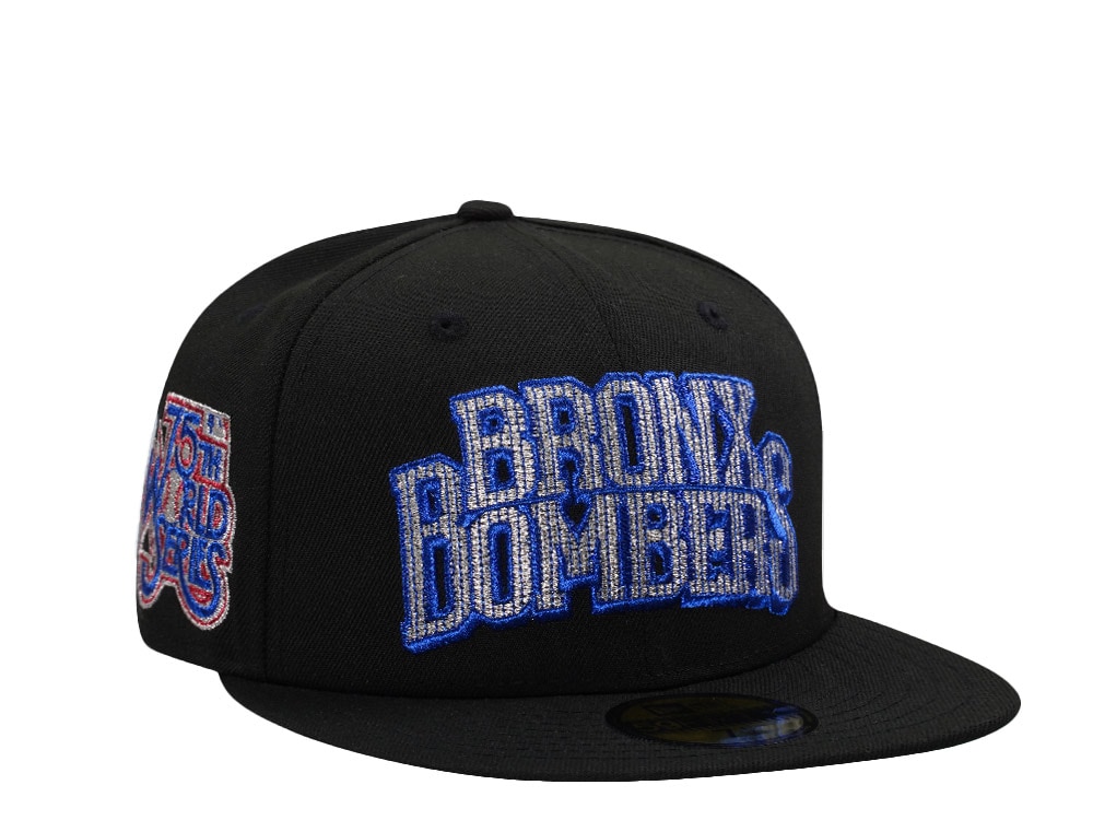 New Era New York Yankees 75th World Series Bronx Bombers Black Prime Edition 59Fifty Fitted Hat