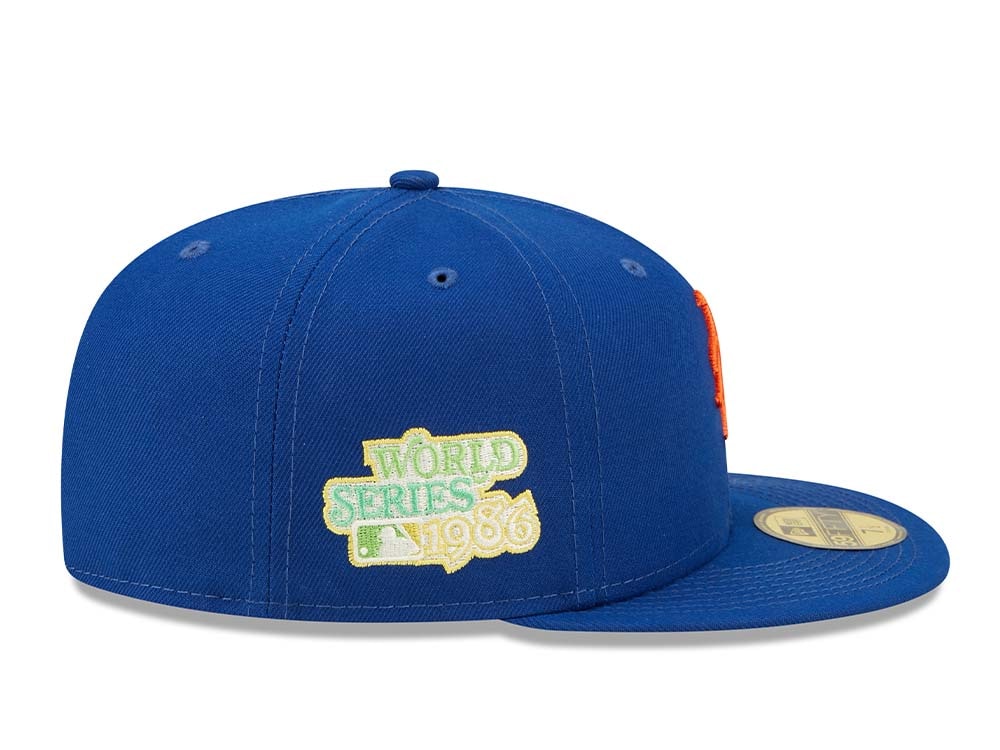 New Era New York Mets Citruspop Patch World Series 1988 59fifty Fitted Hat