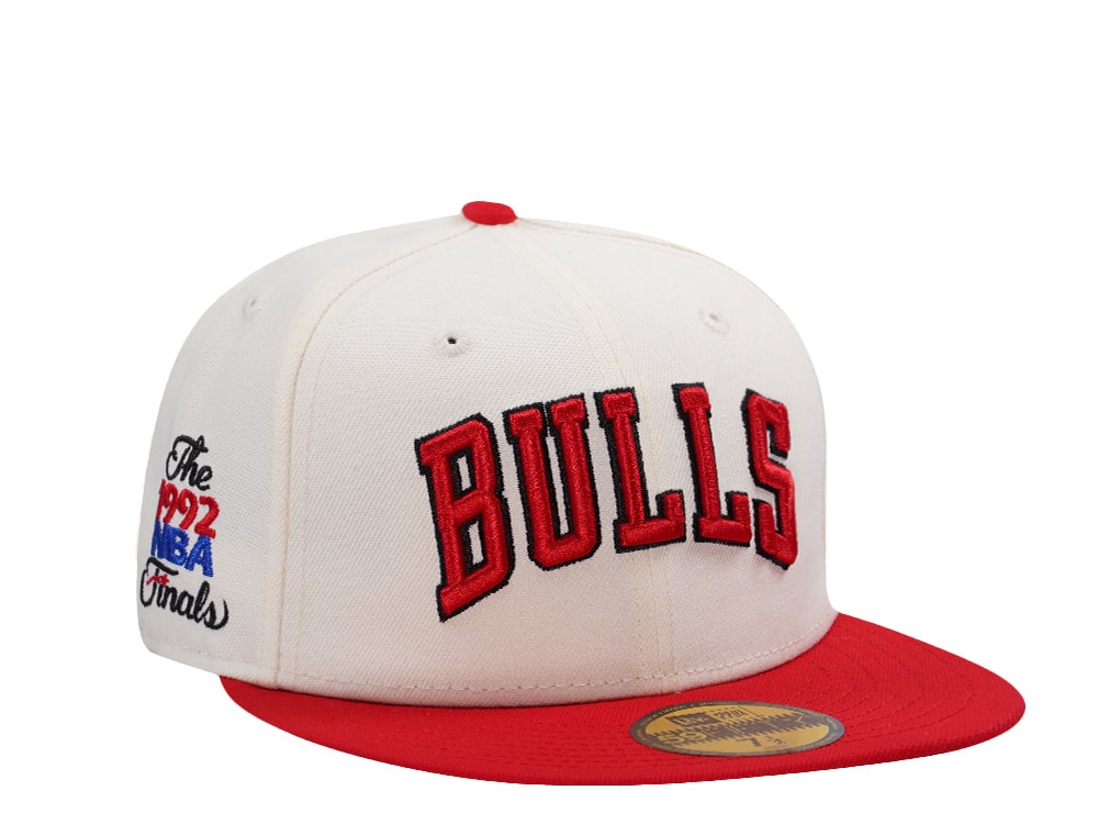 New Era Chicago Bulls NBA Finals 1992 Chrome Two Tone Edition 59Fifty Fitted Hat