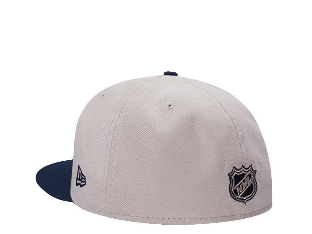 New Era Columbus Blue Jackets 10th Anniversary Stone Two Tone Edition 59Fifty Fitted Hat