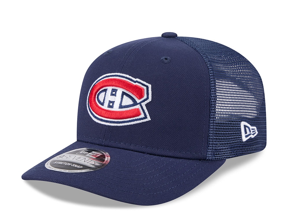 New Era Montreal Canadiens Navy Edition 9Seventy Trucker Snapback Hat