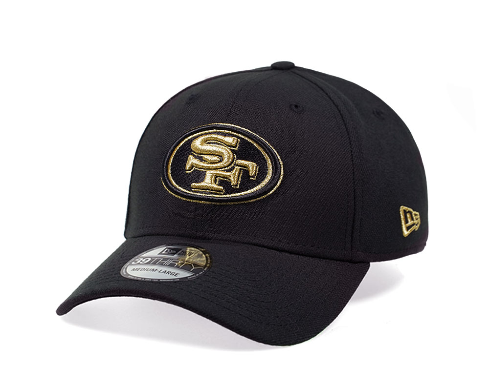 New Era San Francisco 49ers Black and Gold Edition 39Thirty Stretch Hat