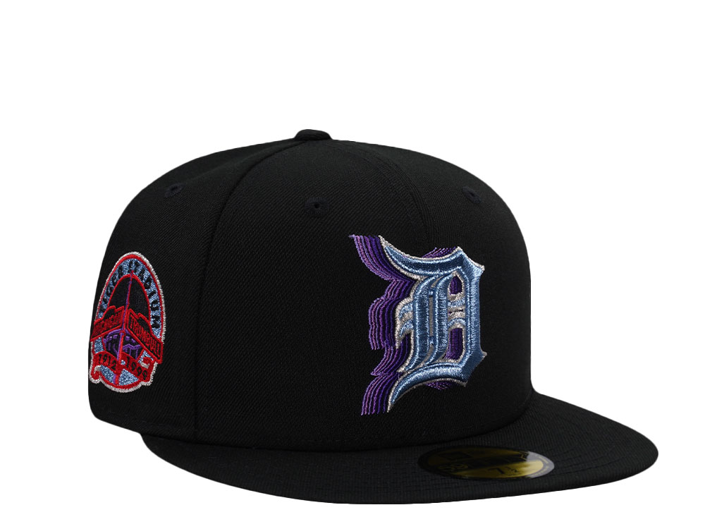New Era Detroit Tigers Tiger Stadium Black Prime Edition 59Fifty Fitted Hat