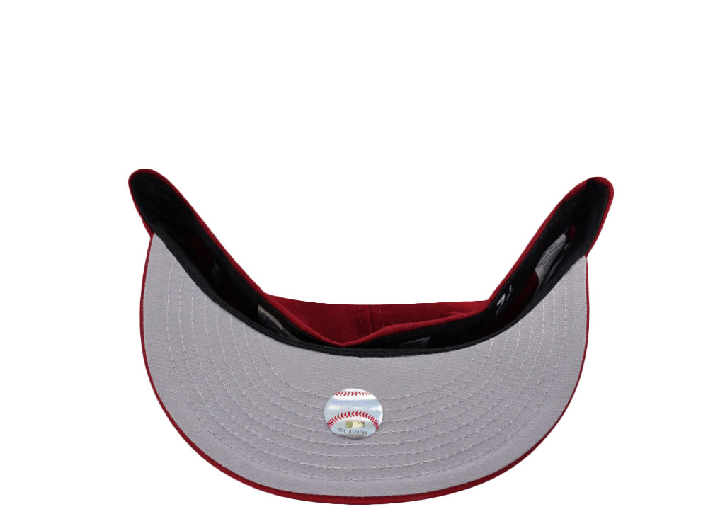 New Era New York Yankees World Series Champions 2000 Red Prime Edition 59Fifty Fitted Hat