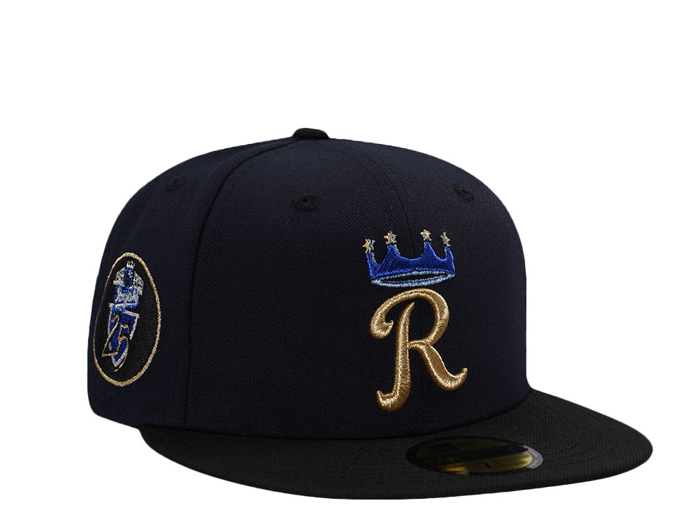 New Era Kansas City Royals 25th Anniversary Navy Two Tone Edition 59Fifty Fitted Hat