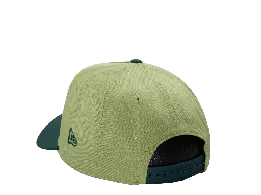 New Era Los Angeles Dodgers Japan Lucky Cat Matcha Two Tone Edition 9Forty A Frame Snapback Hat