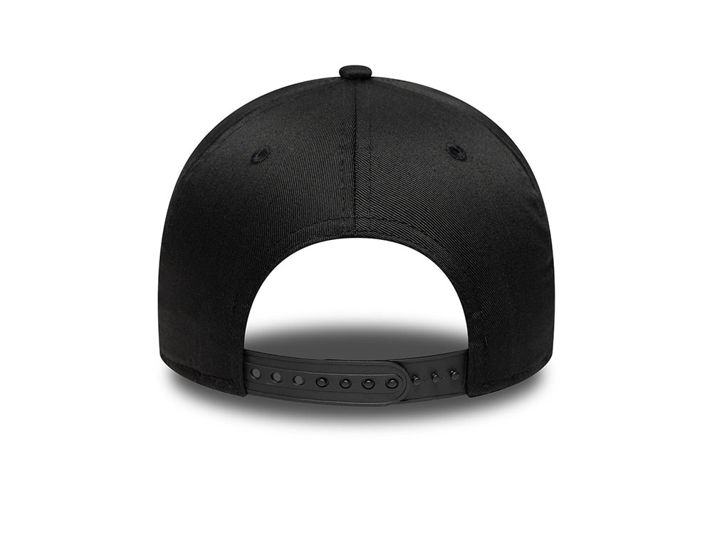 New Era Los Angeles Lakers Metallic Black 9Forty A Frame Snapback Hat