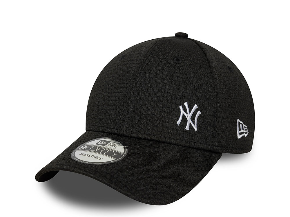 New Era New York Yankees Flawless Mesh Black and White Edition 9Forty Snapback Hat