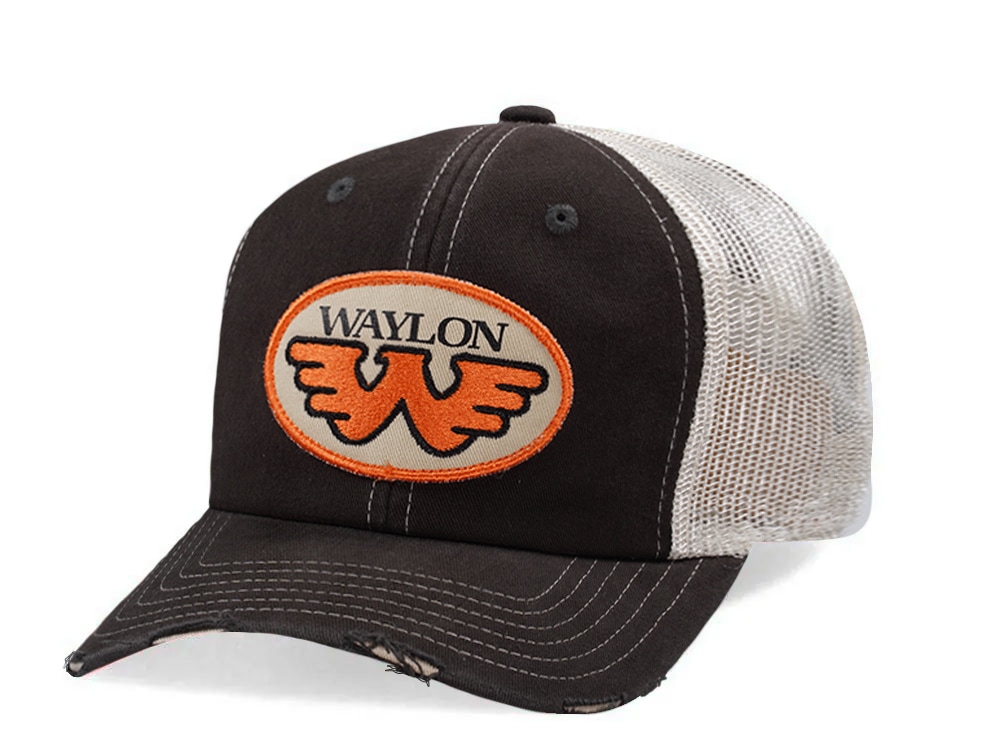 American Needle Waylon Jen Orville Black Edition Trucker Snapback Hat