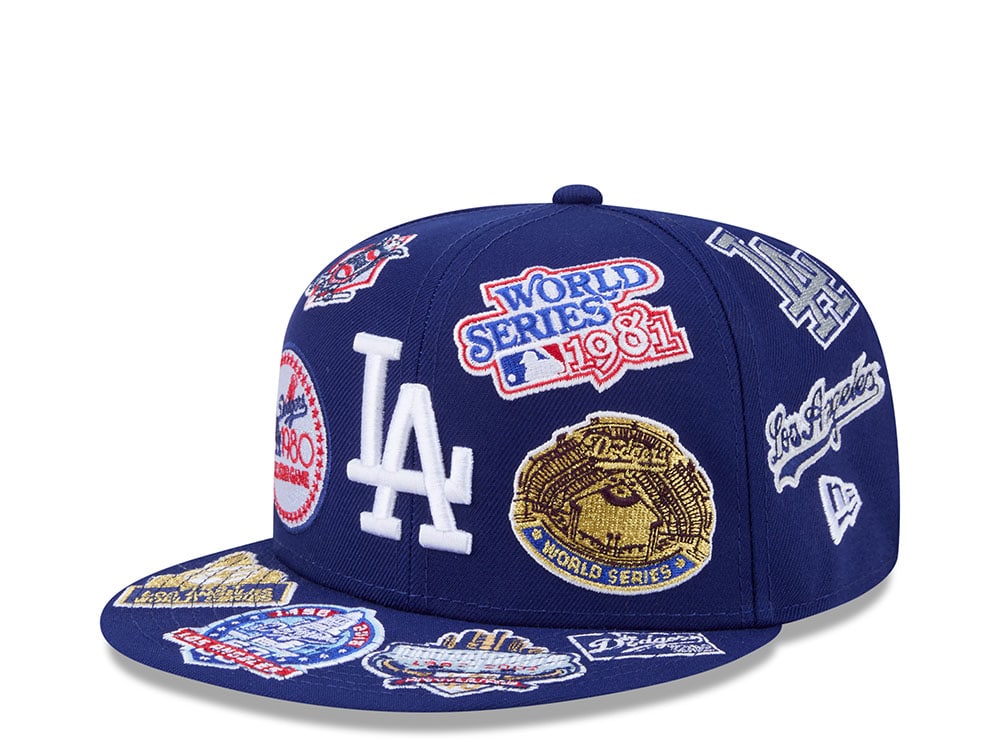 New Era Los Angeles Dodgers All Over Blue Edition 59Fifty Fitted Hat