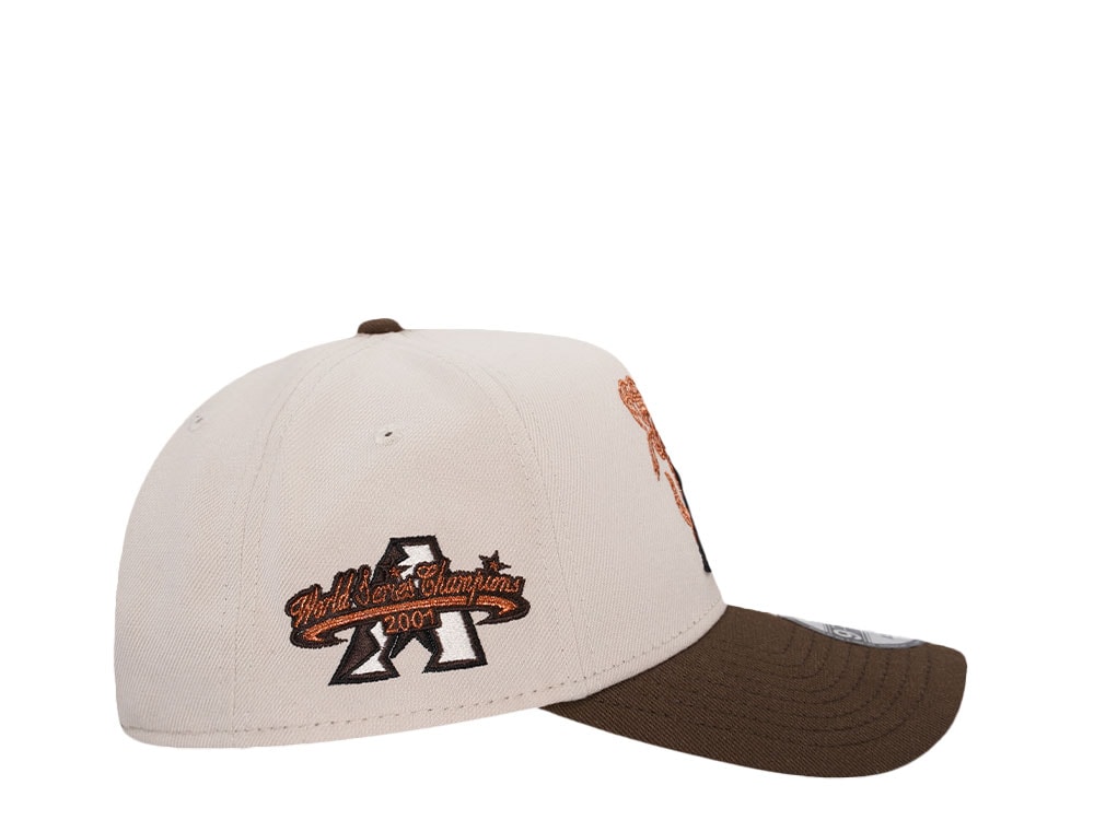 New Era Arizona Diamondbacks World Series Champions 2001 Copper Two Tone 9Forty A Frame Snapback Hat