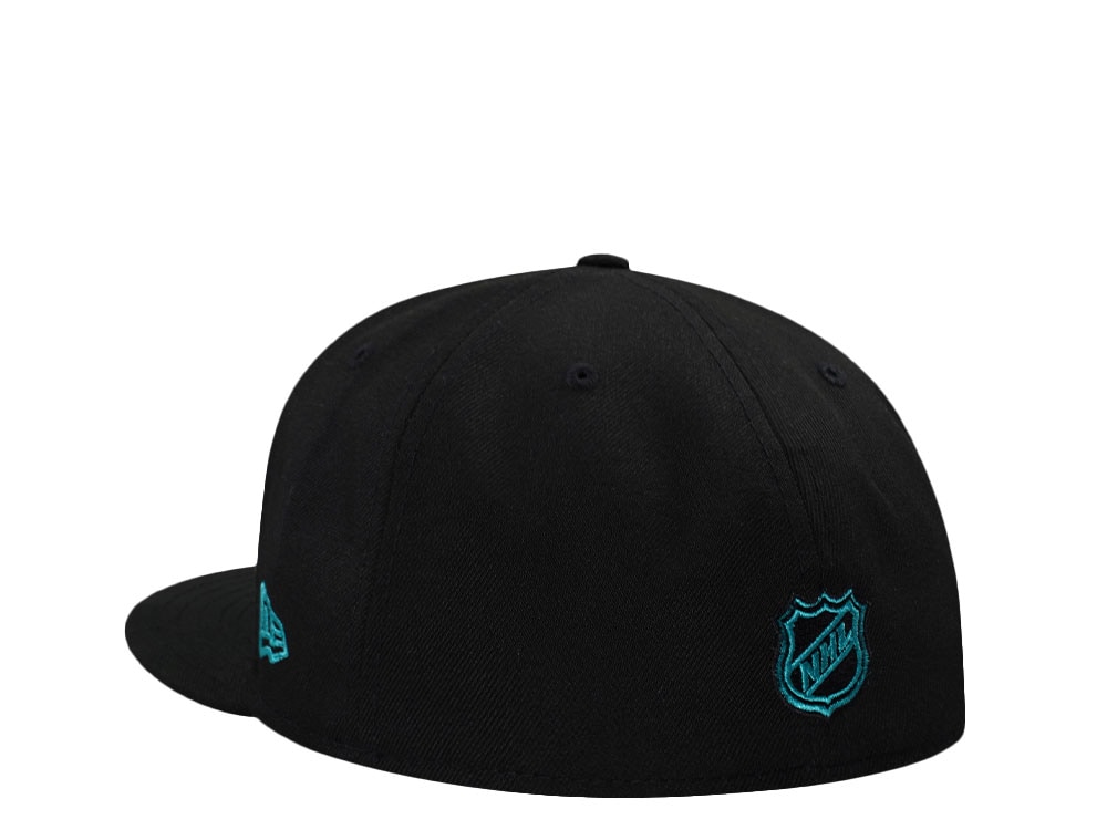 New Era New York Islanders 50th Anniversary Black Metallic Prime Edition 59Fifty Fitted Hat