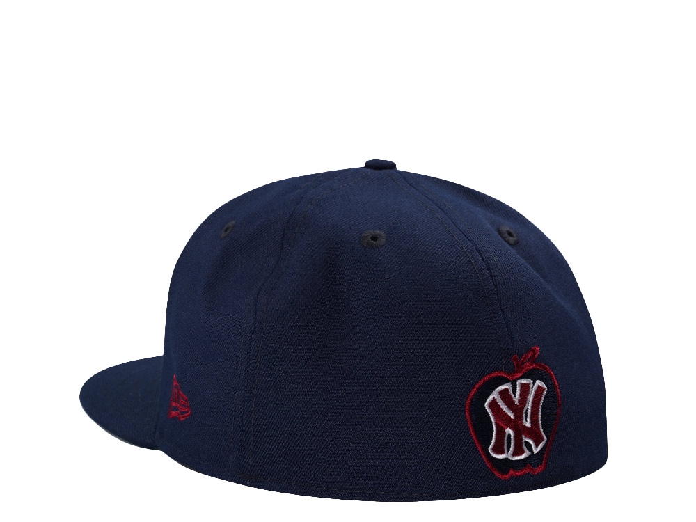 New Era New York Knicks 35th NBA Anniversary Navy Prime Edition 59Fifty Fitted Hat