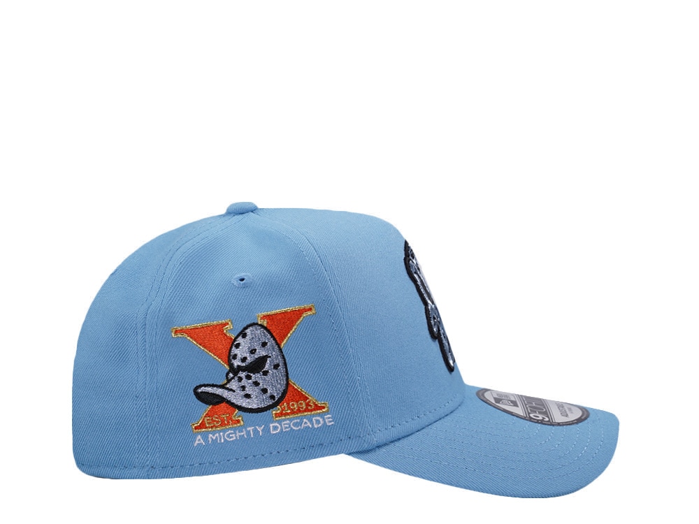 New Era Anaheim Ducks 10th Anniversary Sky Blue Prime Edition 9Forty A Frame Snapback Hat