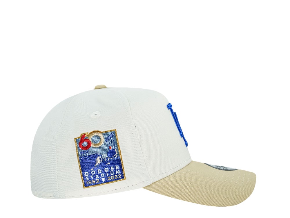 New Era Los Angeles Dodgers 60th Anniversary Sneaky Chrome Two Tone Edition 9Forty A Frame Snapback Hat