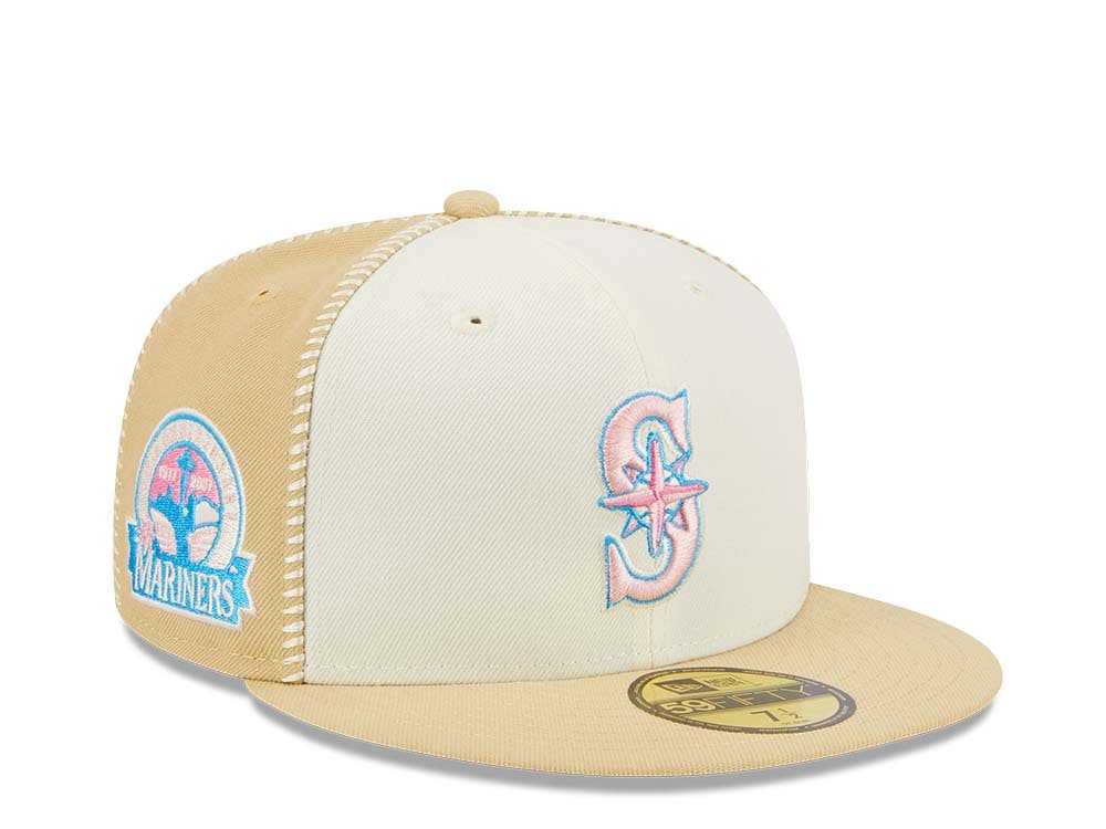 New Era Seattle Mariners Stitch 30th Anniversary Gold Edition 59Fifty Fitted Hat