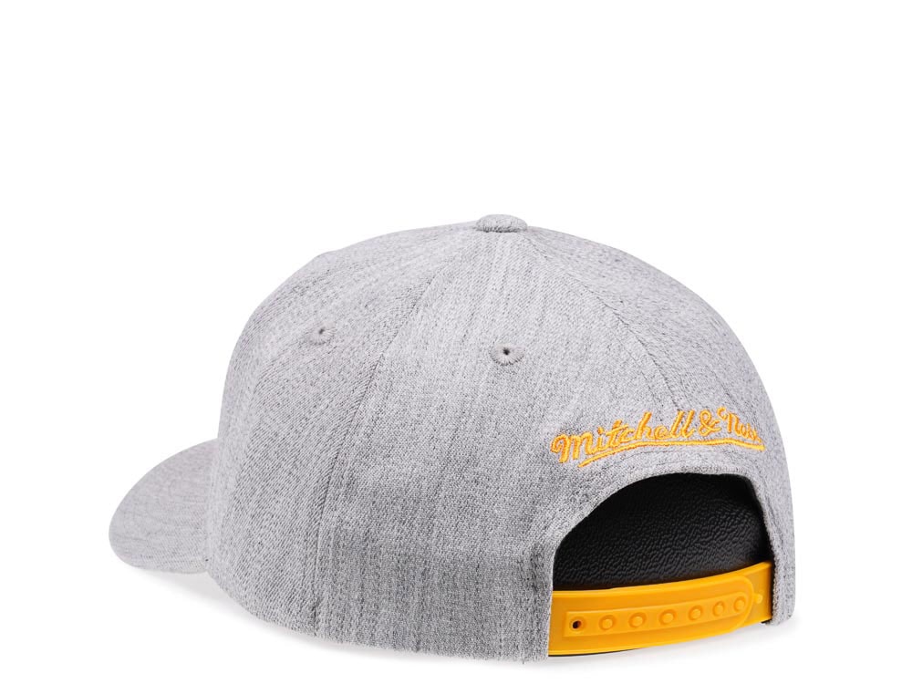 Mitchell & Ness Los Angeles Lakers Heather Red Line Flex Snapback Hat