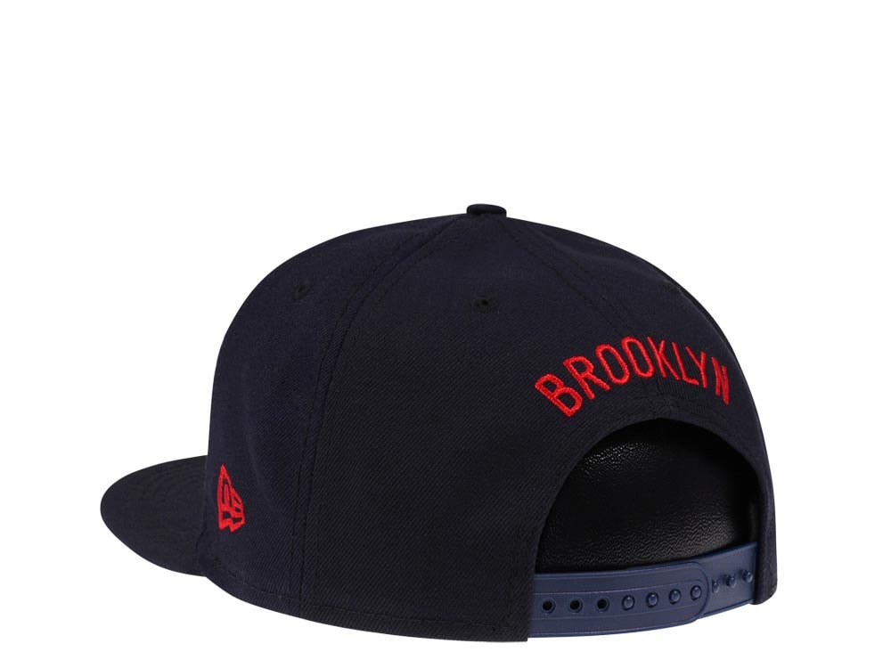 New Era Brooklyn Nets Navy Red Edition 9Fifty Snapback Hat