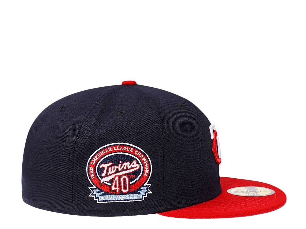 New Era Minnesota Twins 40th Anniversary Two Tone Classic Edition 59Fifty Fitted Hat