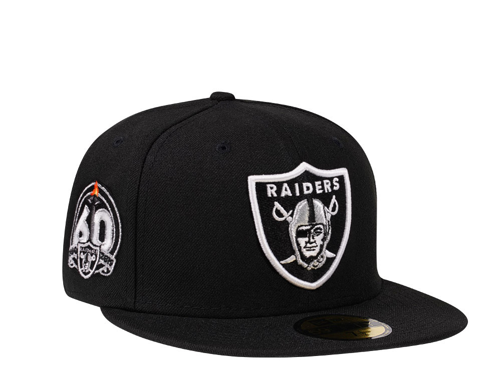 New Era Las Vegas Raiders 60th Season Black Red Edition 59Fifty Fitted Hat