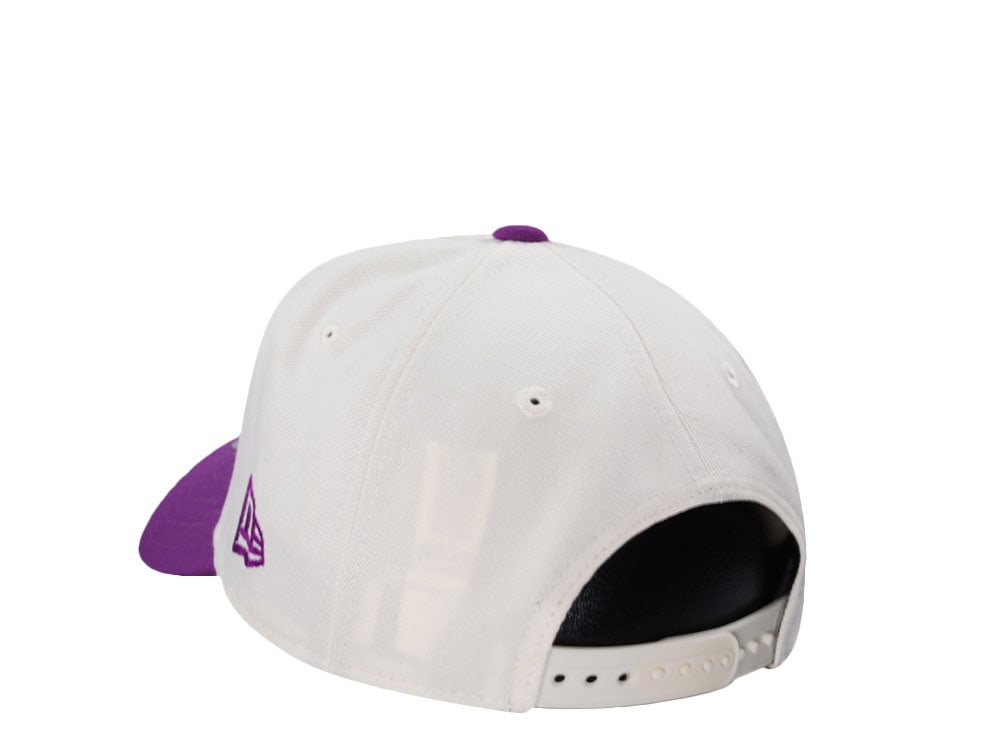 New Era New York Mets World Series 1986 Chrome Two Tone Edition 9Forty A Frame Snapback Hat