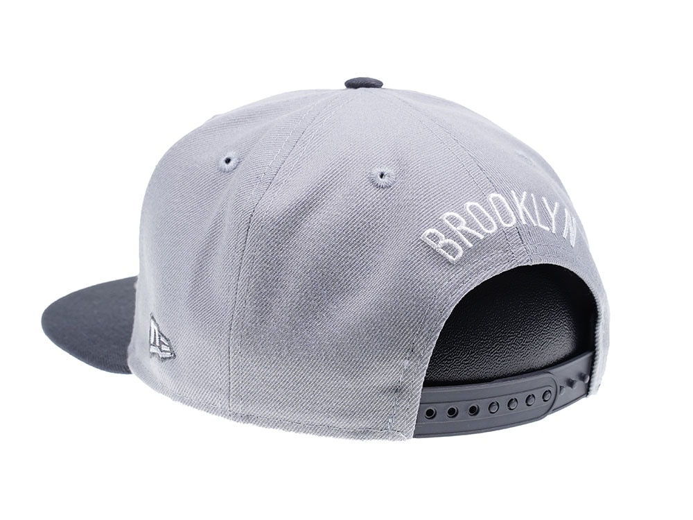 New Era Brooklyn Nets Graphite Heather Edition 9Fifty Snapback Hat