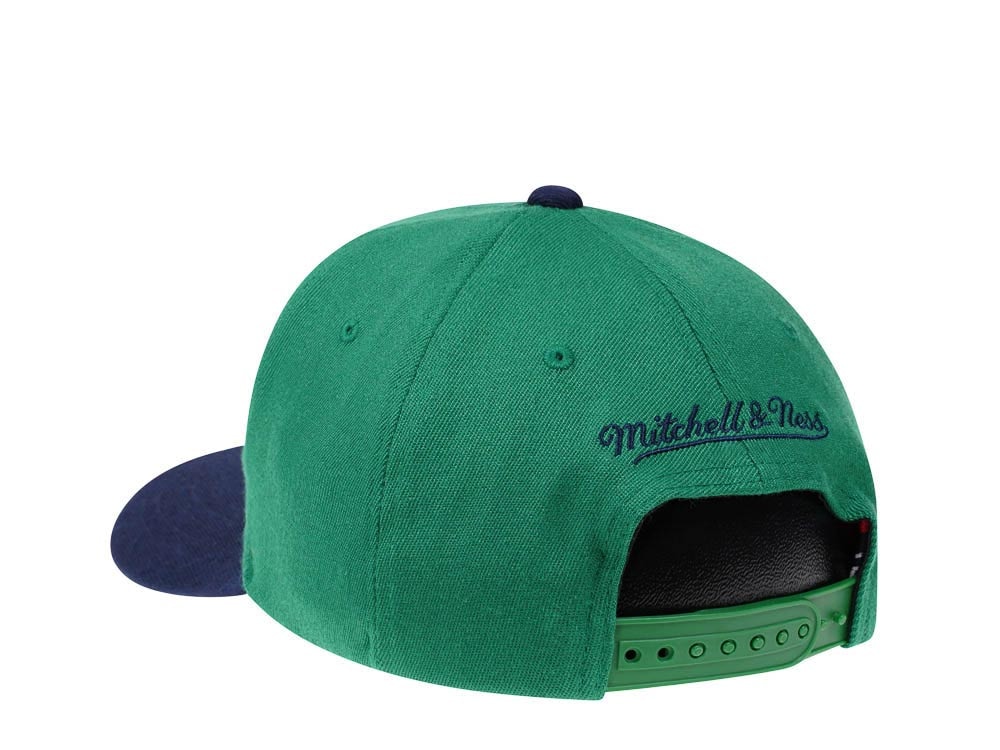 Mitchell & Ness Dallas Mavericks Team Two Tone Red Line Solid Flex Snapback Hat