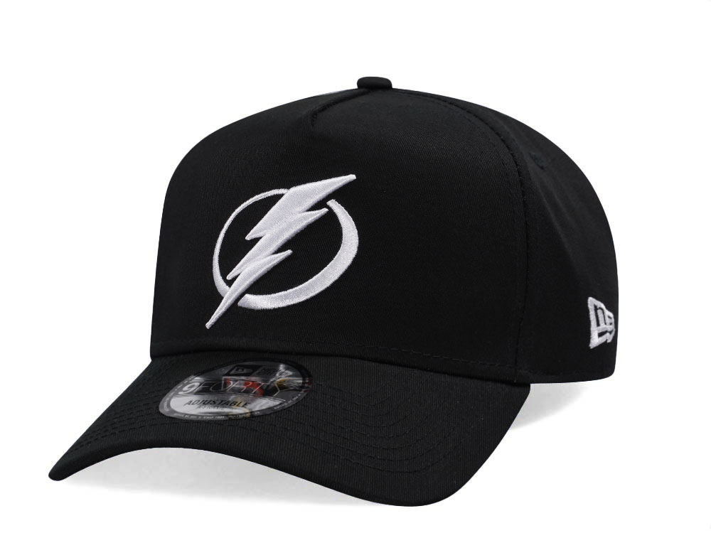 New Era Tampa Bay Lightning NHL Injection 2024 Black 9Forty A Frame Snapback Hat