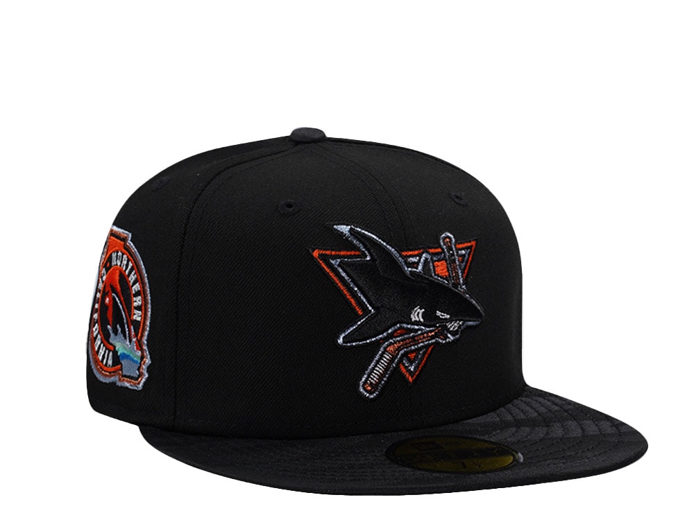 New Era San Jose Sharks Northern California Black Prime Edition 59Fifty Fitted Hat