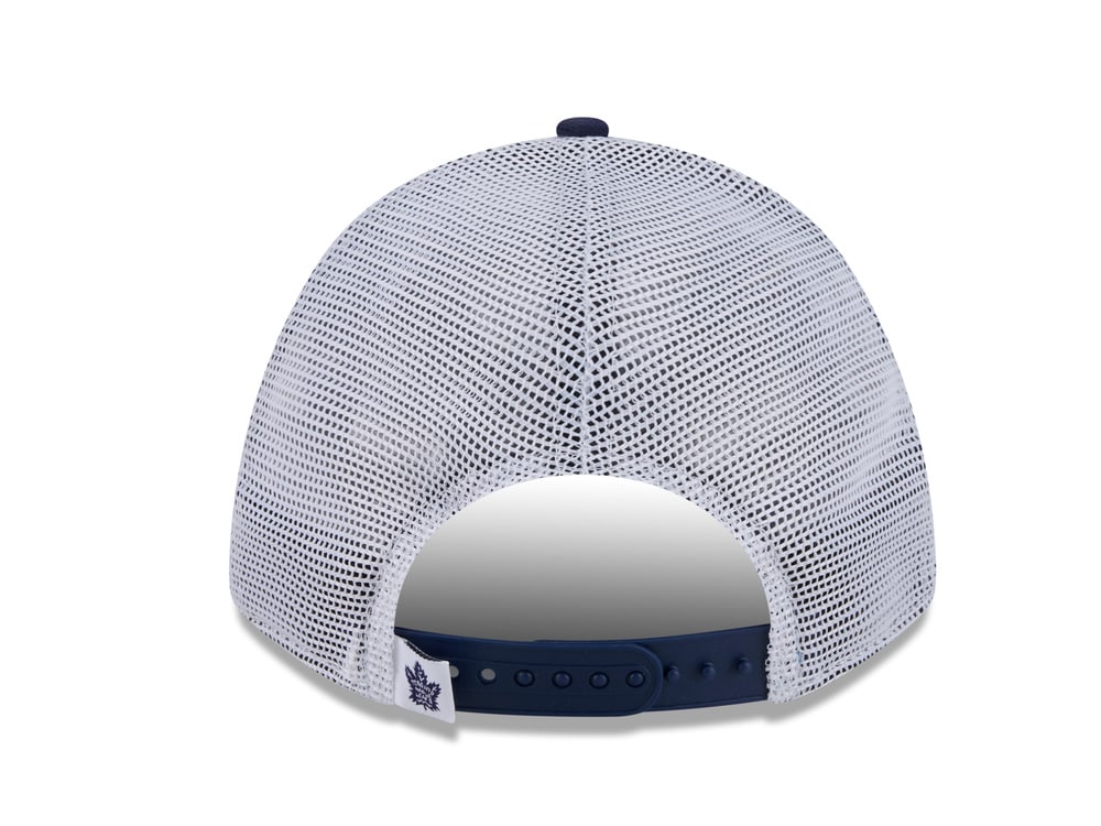 New Era Toronto Maple Leafs Official Team Color Edition 9Forty M Crown A Frame Trucker Snapback Hat