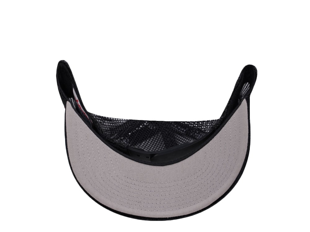 Good Hats Home Defense Black Velour Trucker Snapback Hat