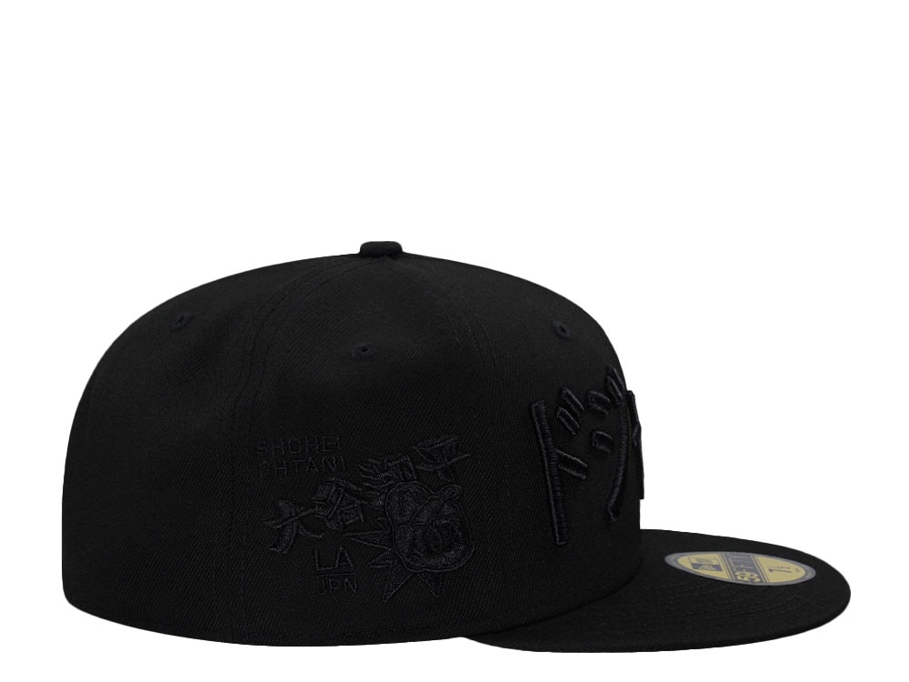 New Era Los Angeles Dodgers Ohtani Blackout Pink Edition 59Fifty Fitted Hat