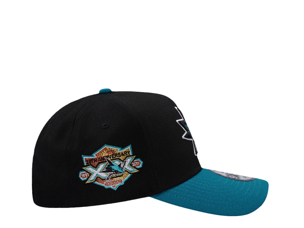 New Era San Jose Sharks 20th Anniversary Black Two Tone Edition