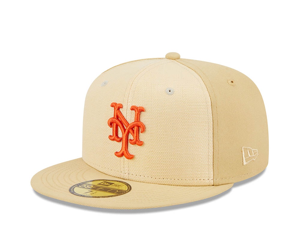 New Era New York Mets All Star Game 2013 Raffia Front Vegas Gold Edition 59Fifty Fitted Hat