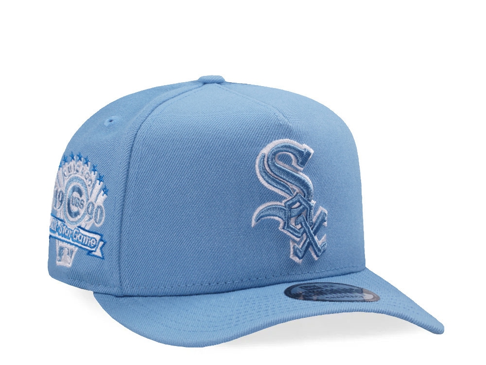 New Era Chicago White Sox All Star Game 1990 Sky Blue Prime Edition 9Fifty A Frame Snapback Hat