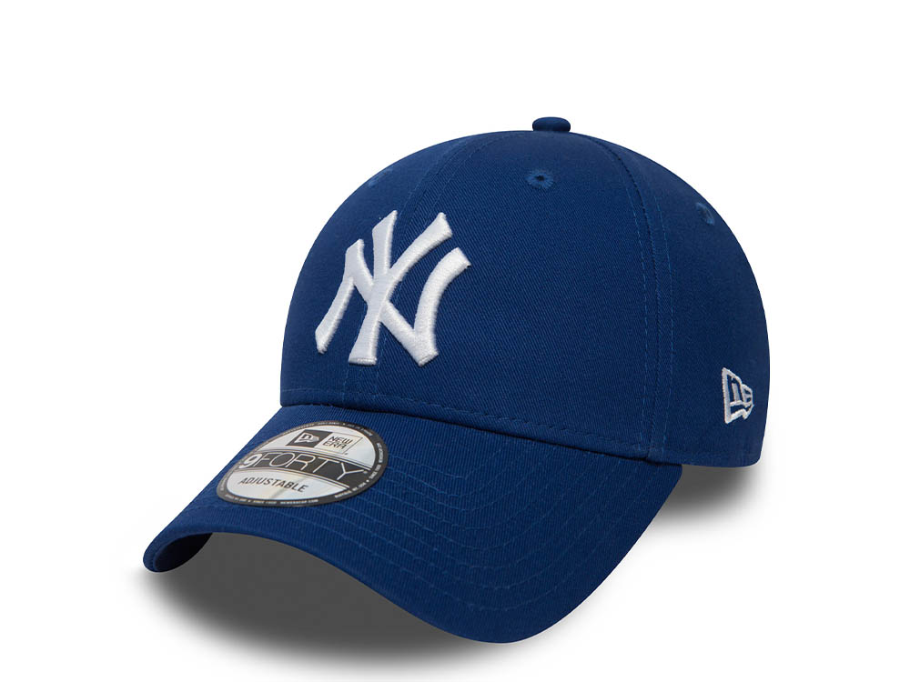New Era League Basic New York Yankees Blue 9Forty Strapback Hat