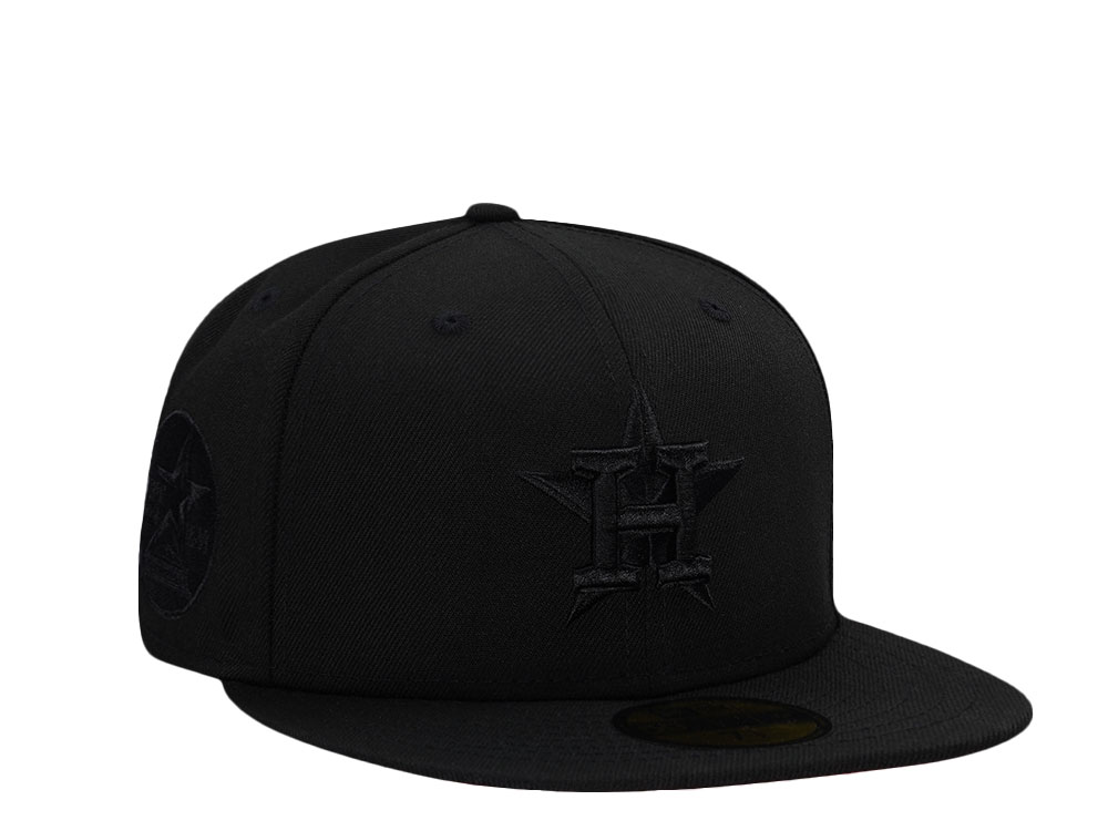 New Era Houston Astros 35th Anniversary Blackout Red Edition 59Fifty Fitted Hat