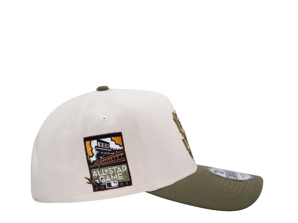 New Era San Francisco Giants All Star Game 2007 Cream Two Tone Edition 9Forty A Frame Snapback Hat