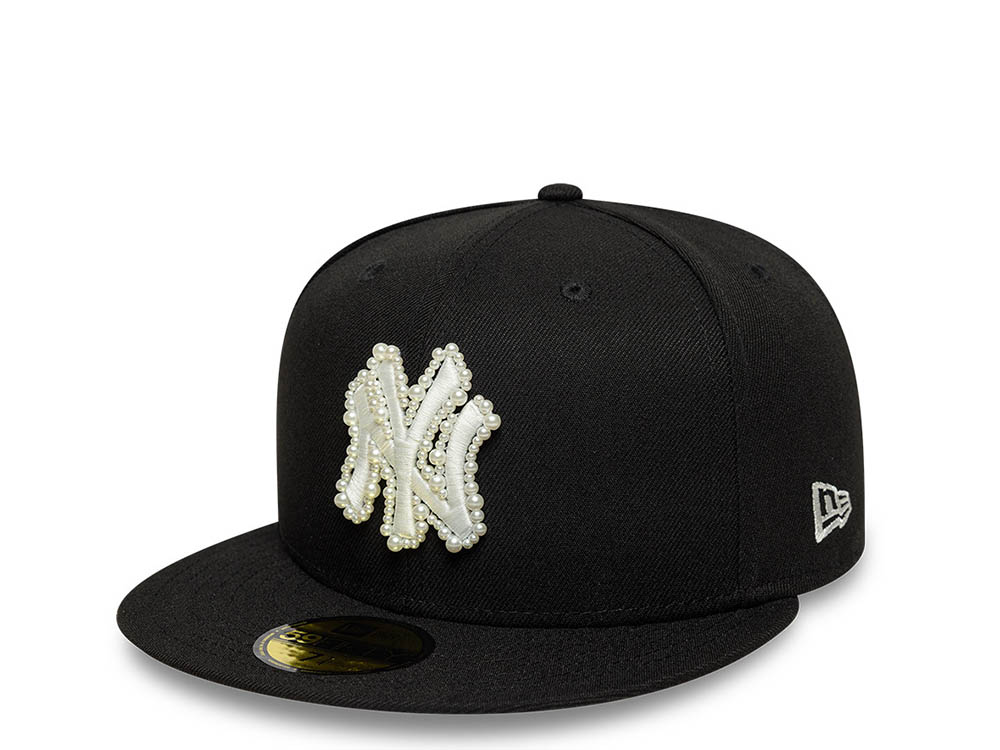 New Era New York Yankees Faux Pearl Black Prime Edition 59Fifty Fitted Hat