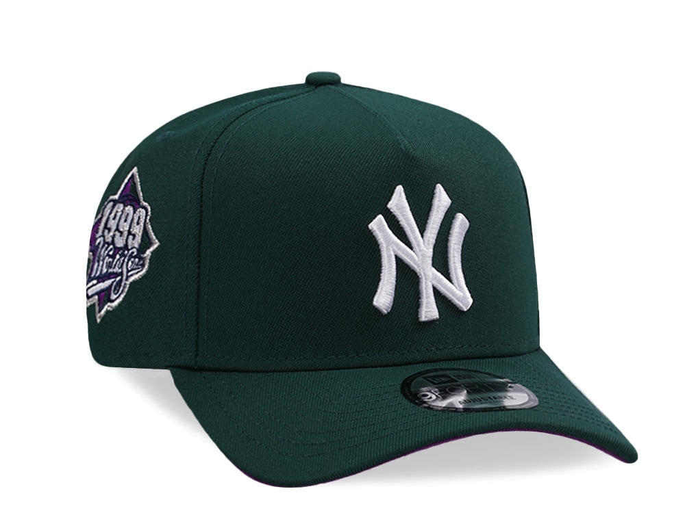 New Era New York Yankees World Series 1999 Dark Green Prime Edition 9Forty A Frame Snapback Hat