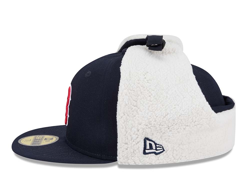 New Era Boston Red Sox Classic Navy 59Fifty Dogear Fitted Hat
